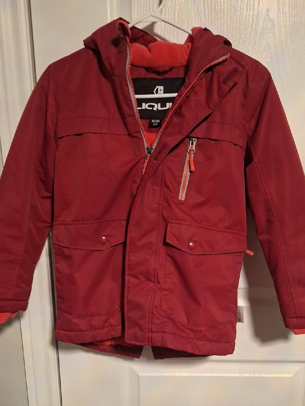 Liquido Kids‎ Dark  Pink Ĺiquid Hooded Puffer Coat